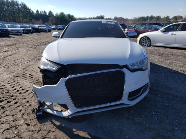 WAUCGAFR1DA033557 - 2013 AUDI S5 PREMIUM PLUS WHITE photo 5