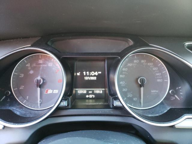 WAUCGAFR1DA033557 - 2013 AUDI S5 PREMIUM PLUS 白色 照片 9