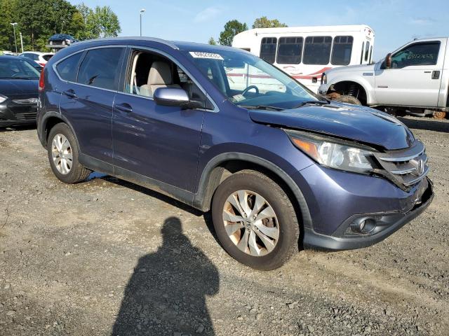 5J6RM4H73EL096260 - 2014 HONDA CR-V EXL BLUE photo 4