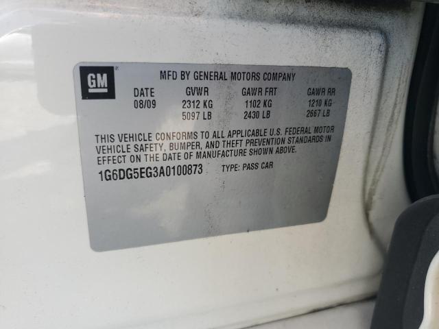 1G6DG5EG3A0100873 - 2010 CADILLAC CTS LUXURY COLLECTION ბეჟი ფოტო 12