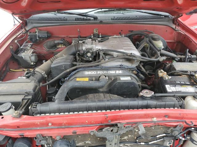 5TEGN92N43Z156561 - 2003 TOYOTA TACOMA DOUBLE CAB PRERUNNER RED photo 11