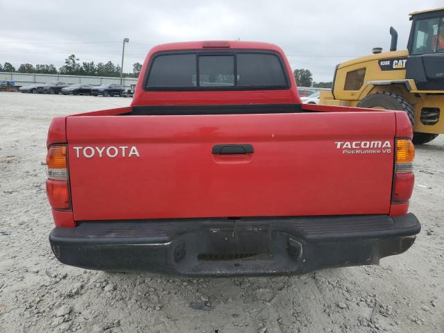 5TEGN92N43Z156561 - 2003 TOYOTA TACOMA DOUBLE CAB PRERUNNER RED photo 6