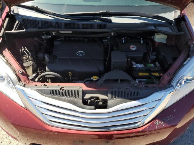 5TDDK3DC1ES092032 - 2014 TOYOTA SIENNA XLE Qırmızı foto 12