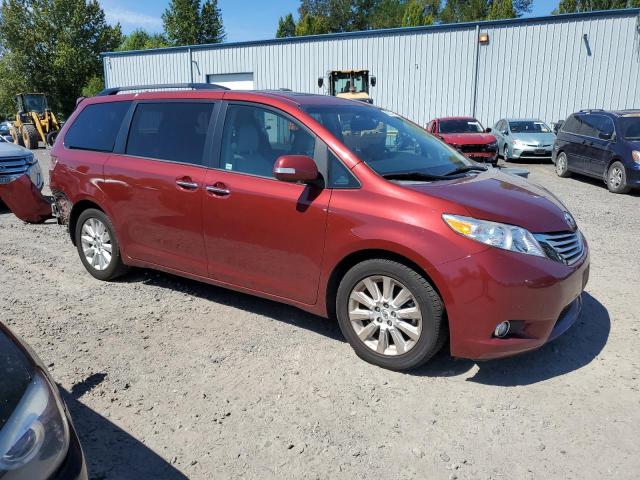 5TDDK3DC1ES092032 - 2014 TOYOTA SIENNA XLE Qırmızı foto 4