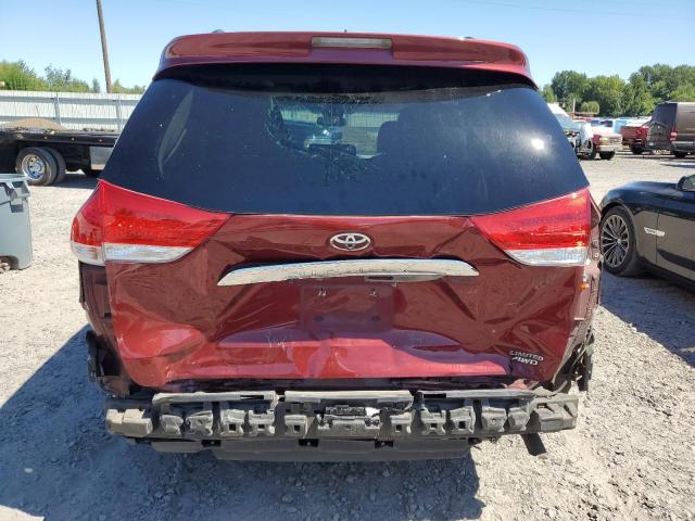 5TDDK3DC1ES092032 - 2014 TOYOTA SIENNA XLE Qırmızı foto 6