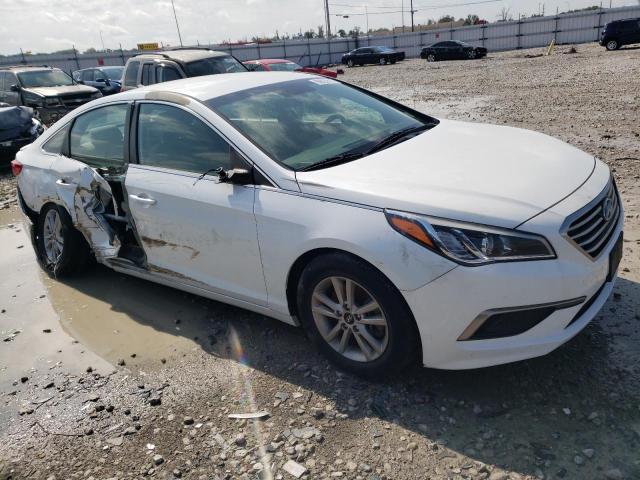 5NPE24AF6HH502438 - 2017 HYUNDAI SONATA SE WHITE photo 4