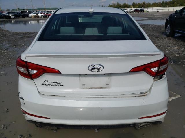 5NPE24AF6HH502438 - 2017 HYUNDAI SONATA SE WHITE photo 6