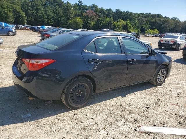 2T1BURHE1KC173181 - 2019 TOYOTA COROLLA L BLUE photo 3