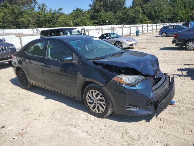 2T1BURHE1KC173181 - 2019 TOYOTA COROLLA L BLUE photo 4