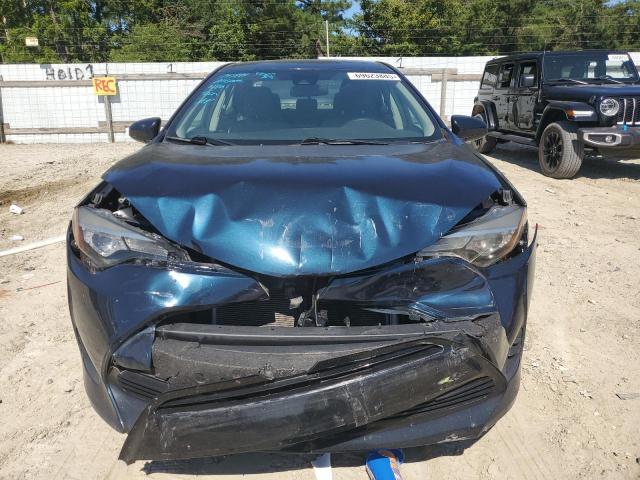 2T1BURHE1KC173181 - 2019 TOYOTA COROLLA L BLUE photo 5