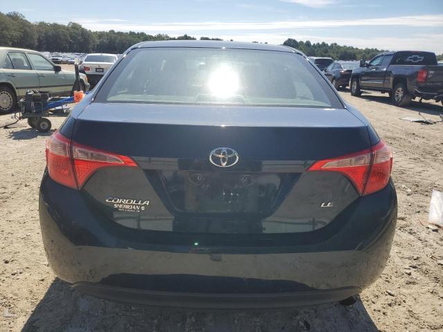 2T1BURHE1KC173181 - 2019 TOYOTA COROLLA L BLUE photo 6