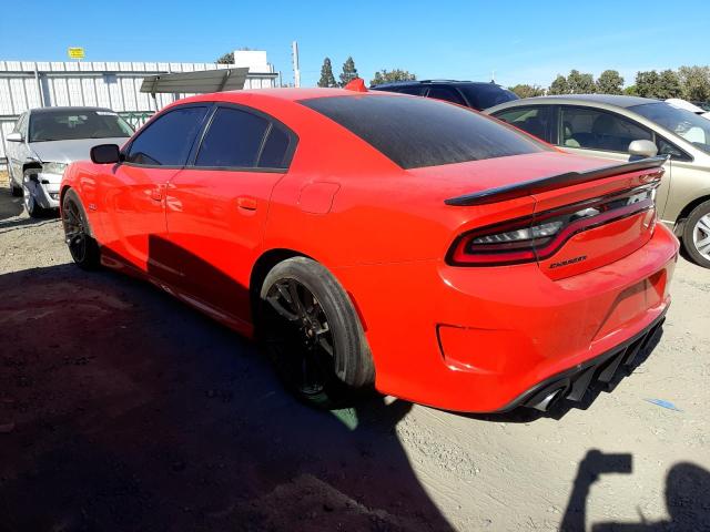 2C3CDXGJ6KH514415 - 2019 DODGE CHARGER SCAT PACK RED photo 2