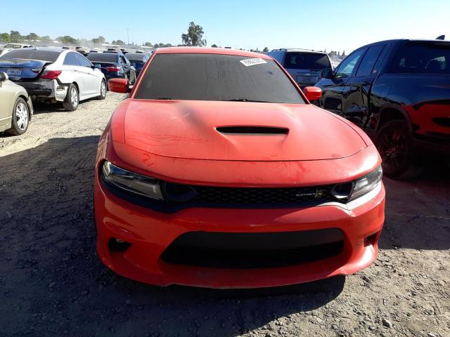 2C3CDXGJ6KH514415 - 2019 DODGE CHARGER SCAT PACK RED photo 5