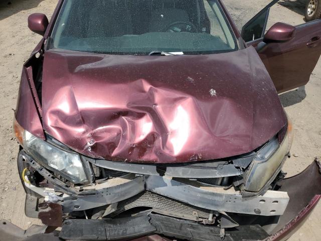 JHMFB2F54CS000920 - 2012 HONDA CIVIC LX BURGUNDY photo 11