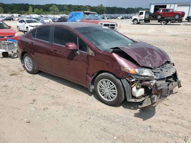 JHMFB2F54CS000920 - 2012 HONDA CIVIC LX BURGUNDY photo 4