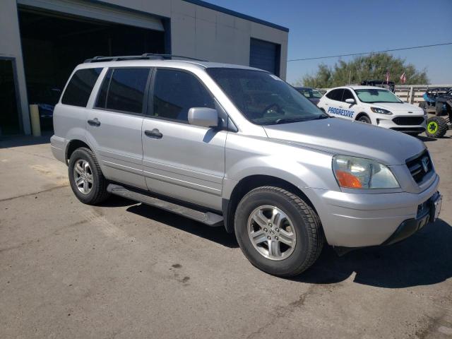 5FNYF18525B054352 - 2005 HONDA PILOT EXL SILVER photo 4