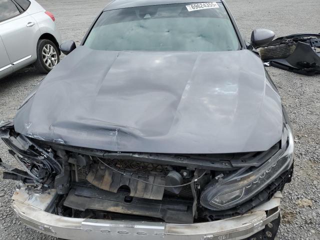 1HGCV1F13KA019676 - 2019 HONDA ACCORD LX GRAY photo 11