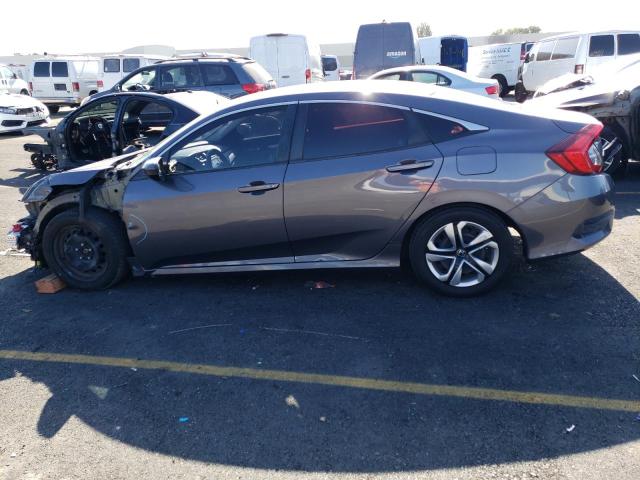 2HGFC2F54JH608523 - 2018 HONDA CIVIC LX GRAY photo 2