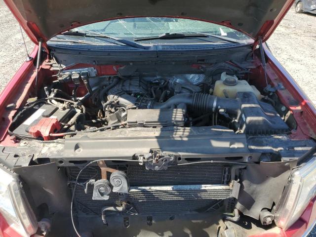 1FTMF1EMXCKD28410 - 2012 FORD F150 Կարմիր լուսանկար 11
