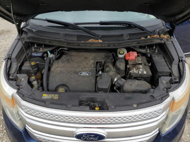 1FMHK8D86CGA09157 - 2012 FORD EXPLORER XLT ლურჯი ფოტო 12