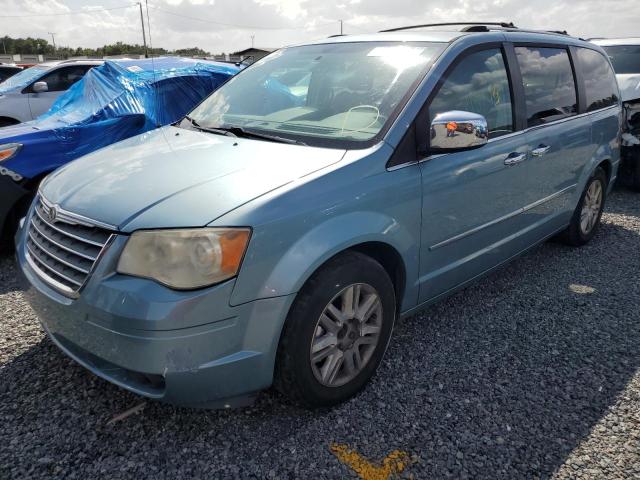 2A4RR6DXXAR414346 - 2010 CHRYSLER TOWN & COU LIMITED TEAL photo 1