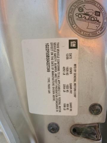 1G2ZF55B564227249 - 2006 PONTIAC G6 SE SILVER photo 12