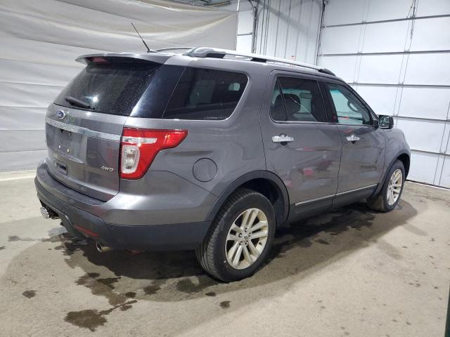 1FM5K8D86DGA77558 - 2013 FORD EXPLORER XLT Szary zdjęcie 3