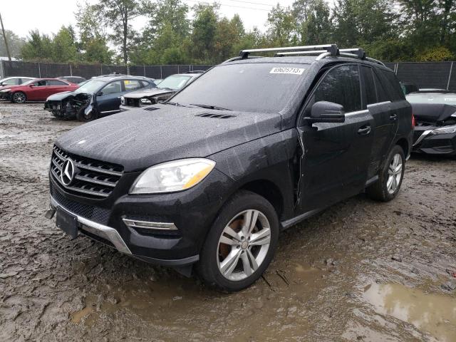 4JGDA5HB8FA606145 - 2015 MERCEDES-BENZ ML 350 4MATIC BLACK photo 1