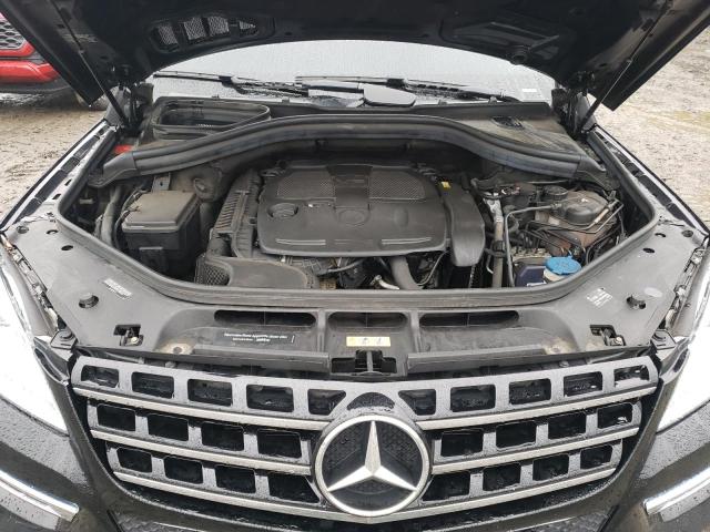 4JGDA5HB8FA606145 - 2015 MERCEDES-BENZ ML 350 4MATIC BLACK photo 12