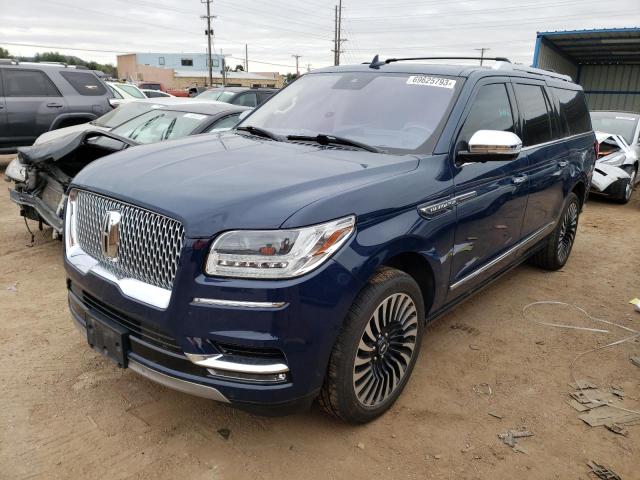 5LMJJ3TT8KEL08590 - 2019 LINCOLN NAVIGATOR L BLACK LABEL BLUE photo 1