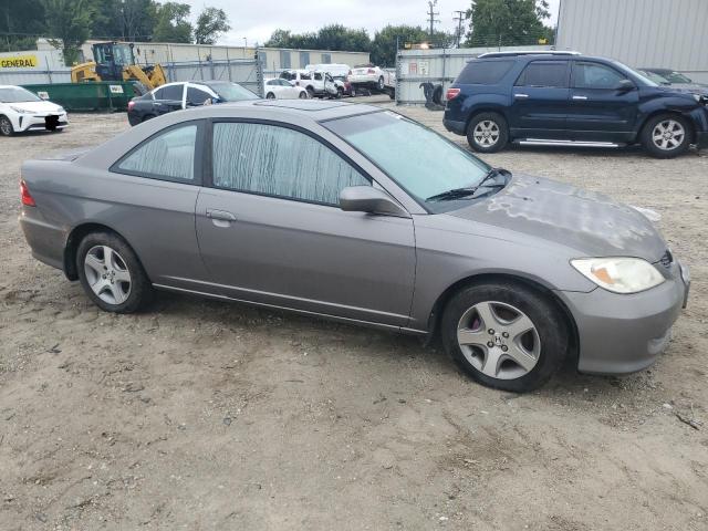 1HGEM21914L054111 - 2004 HONDA CIVIC EX GRAY photo 4