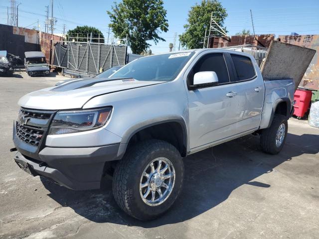 1GCPTEE13J1273028 - 2018 CHEVROLET COLORADO ZR2 SILVER photo 1