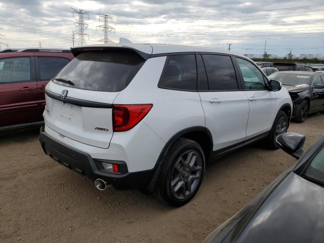 5FNYF8H57PB038112 - 2023 HONDA PASSPORT EXL WHITE photo 3