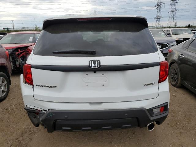 5FNYF8H57PB038112 - 2023 HONDA PASSPORT EXL WHITE photo 6