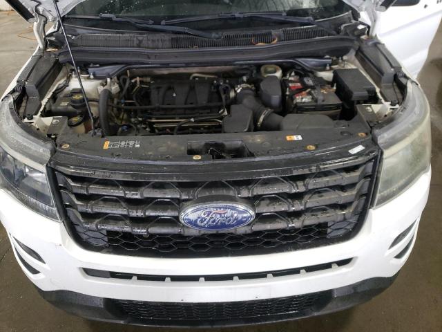 1FM5K8AR1HGB16057 - 2017 FORD EXPLORER POLICE INTERCEPTOR 白色 照片 12