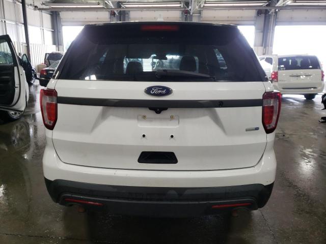 1FM5K8AR1HGB16057 - 2017 FORD EXPLORER POLICE INTERCEPTOR 白色 照片 6