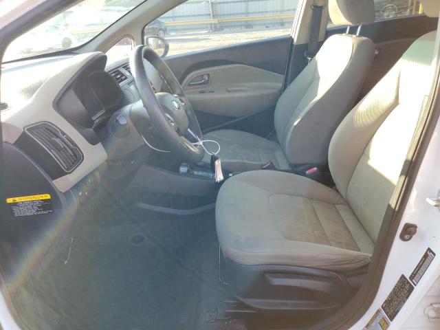 KNADM5A32G6666096 - 2016 KIA RIO LX WHITE photo 7