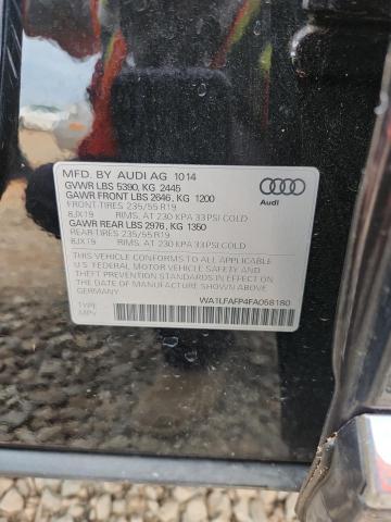 WA1LFAFP4FA058180 - 2015 AUDI Q5 PREMIUM PLUS BLACK photo 14