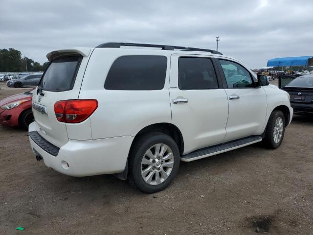 5TDYY5G15BS031591 - 2011 TOYOTA SEQUOIA PLATINUM WHITE photo 3