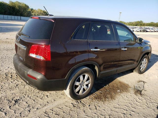 5XYKT3A1XBG167360 - 2011 KIA SORENTO BASE BURGUNDY photo 3