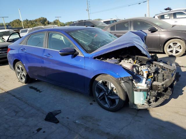 KMHLN4AJ6PU047562 - 2023 HYUNDAI ELANTRA LIMITED BLUE photo 4