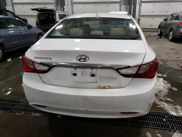 5NPEB4AC7CH444242 - 2012 HYUNDAI SONATA GLS WHITE photo 6