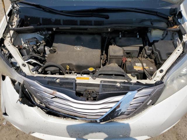 5TDYK3DC7FS612608 - 2015 TOYOTA SIENNA XLE Սպիտակ լուսանկար 12