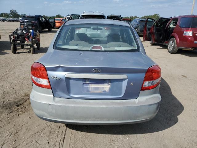 KNADC125836233310 - 2003 KIA RIO BLUE photo 6