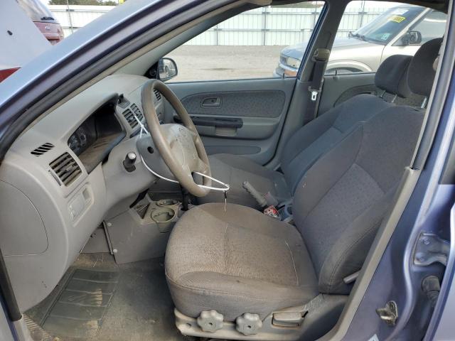 KNADC125836233310 - 2003 KIA RIO BLUE photo 7