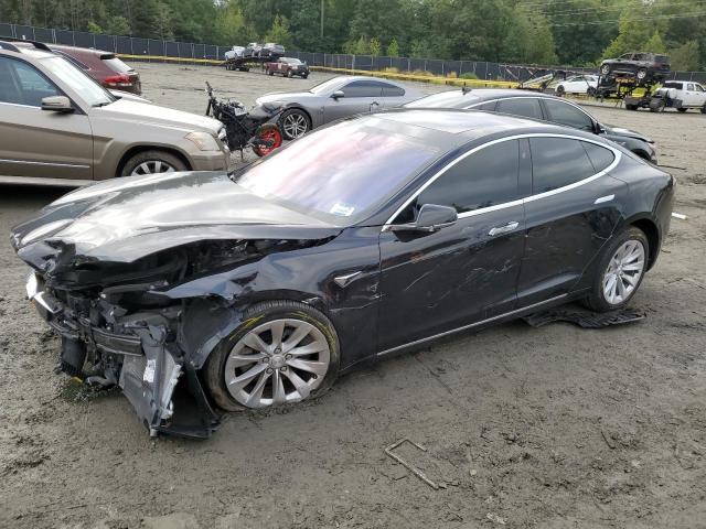5YJSA1E28JF266827 - 2018 TESLA MODEL S Սև լուսանկար 1