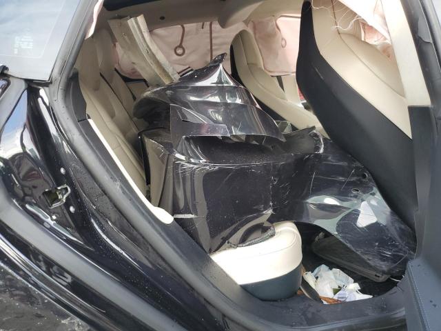 5YJSA1E28JF266827 - 2018 TESLA MODEL S Սև լուսանկար 10