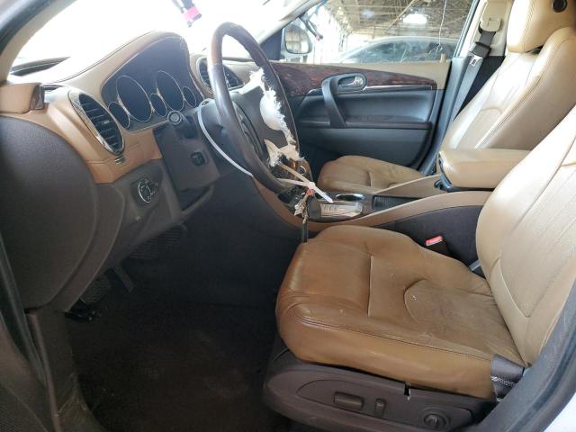 5GAKRCKD8HJ272223 - 2017 BUICK ENCLAVE WHITE photo 7