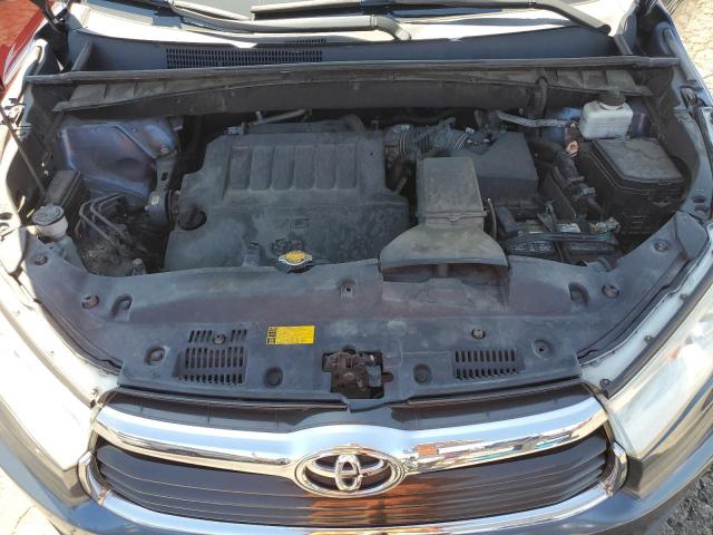 5TDKKRFH8ES032588 - 2014 TOYOTA HIGHLANDER XLE 蓝色 照片 12
