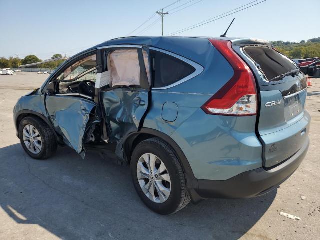 5J6RM3H57DL019334 - 2013 HONDA CR-V EX BLUE photo 2